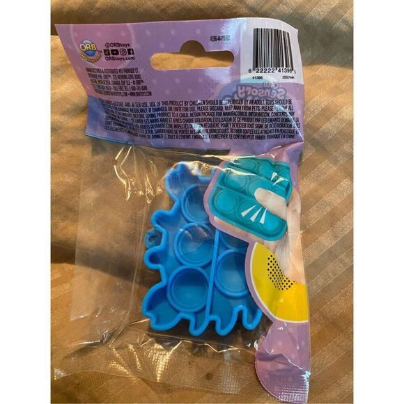 ☀️3/$12☀️ Blue Crab Mini Pop It Fidget Stress Relief Toy - Picture 2 of 3